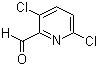 structure of CAS# 343781-53-3, 3,6-Dichloropyridine-2-carboxaldehyde