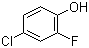 structure of CAS# 348-62-9, 4-Chloro-2-fluorophenol;2-Fluoro-4-chlorophenol