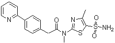 结构式 CAS# 348086-71-5, Pritelivir