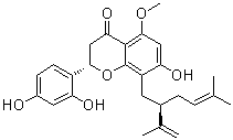 结构式 CAS# 34981-26-5, 苦参酮