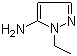 structure of CAS# 3528-58-3, 5-Amino-1-ethylpyrazol;1-Ethyl-1H-pyrazol-5-amine; 5-Amino-1-ethylpyrazole