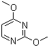 结构式 CAS# 3551-55-1, 2,4-二甲氧基嘧啶
