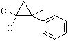 结构式 CAS# 3591-42-2, 2,2-二氯-1-甲基环丙基苯; (2,2-二氯-1-甲基环丙基)苯