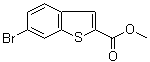 structure of CAS# 360576-01-8, 6-Bromobenzothiophene-2-carboxylic acid methyl ester;Methyl 6-bromo-1-benzothiophene-2-carboxylate; Methyl 6-bromobenzo[b]thiophene-2-carboxylate