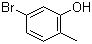 结构式 CAS# 36138-76-8, 5-溴-2-甲基苯酚