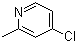 结构式 CAS# 3678-63-5, 4-氯-2-甲基吡啶