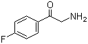2-Amino-4'-fluoroacetophenone molecular structure (CAS 369-43-7)