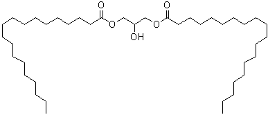 structure of CAS# 372490-74-9, 1,1'-(2-Hydroxy-1,3-propanediyl) dinonadecanoate