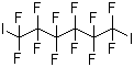 结构式 CAS# 375-80-4, 1,6-二碘代十二氟己烷
