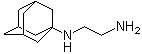 structure of CAS# 37818-93-2, N-(1-Adamantyl)ethylenediamine;NSC 193472; N-Tricyclo[3.3.1.1(3,7)]dec-1-yl-1,2-ethanediamine