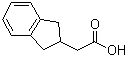 结构式 CAS# 37868-26-1, 2-茚满基乙酸