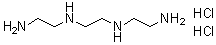 结构式 CAS# 38260-01-4, 三乙烯四胺二盐酸盐