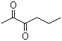 结构式 CAS# 3848-24-6, 2,3-己二酮