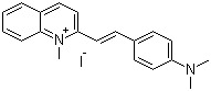 structure of CAS# 3915-61-5, 2-[4-(Dimethylamino)styryl]-1-methylquinolinium iodide