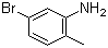 结构式 CAS# 39478-78-9, 5-溴-2-甲基苯胺