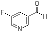 structure of CAS# 39891-04-8, 5-Fluoropyridine-3-carbaldehyde;5-Fluoronicotinaldehyde; 3-Fluoropyridine-5-carboxaldehyde