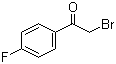 2-溴-4'-氟苯乙酮分子结构 (CAS 403-29-2)