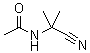 structure of CAS# 40652-06-0, N-(1-Cyano-1-methylethyl)acetamide