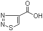 1,2,3-Thiadiazole-4-carboxylic acid molecular structure (CAS 4100-13-4)