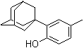 structure of CAS# 41031-50-9, 2-Adamantyl-4-methylphenol;2-(1-Adamantyl)-4-methylphenol; 2-(1-Adamantyl)-p-cresol