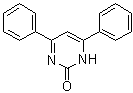 结构式 CAS# 4120-05-2, 4,6-二苯基-2(1H)-嘧啶酮
