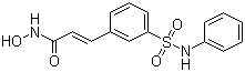 结构式 CAS# 414864-00-9, Belinostat; PXD101; N-羟基-3-(3-苯基氨基磺酰基苯基)丙烯酰胺