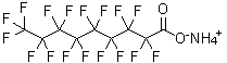 结构式 CAS# 4149-60-4, 全氟壬酸铵