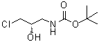 structure of CAS# 415684-05-8, tert-Butyl [(2S)-3-chloro-2-hydroxypropyl]carbamate;(S)-N-(3-Chloro-2-hydroxypropyl)carbamate tert-butyl ester