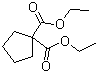 结构式 CAS# 4167-77-5, 1,1-环戊烷二甲酸二乙酯