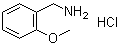 结构式 CAS# 42365-52-6, 2-甲氧基苯甲胺盐酸盐