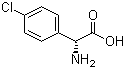 结构式 CAS# 43189-37-3, (R)-4-氯苯甘氨酸