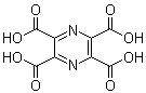 结构式 CAS# 43193-60-8, 2,3,5,6-吡嗪四羧酸