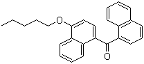structure of CAS# 432047-72-8, 1-Naphthalenyl[4-(pentyloxy)-1-naphthalenyl]methanone;CB 13