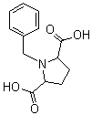 结构式 CAS# 433933-93-8, 1-苄基-2,5-吡咯烷二甲酸