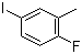 结构式 CAS# 452-68-6, 2-氟-5-碘甲苯