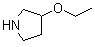 结构式 CAS# 45592-49-2, 3-乙氧基吡咯烷