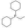 结构式 CAS# 46392-44-3, 乙基二环己基膦