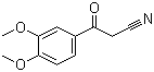 结构式 CAS# 4640-69-1, 3,4-二甲氧基苯甲酰乙腈