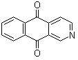 structure of CAS# 46492-08-4, Benz[g]isoquinoline-5,10-dione;2-Azaanthraquinone; NSC 338695