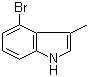 structure of CAS# 475039-81-7, 4-Bromo-3-methyl-1H-indole