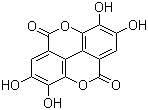 structure of CAS# 476-66-4, Ellagic acid;2,3,7,8-tetrahydroxy(1)benzopyrano(5,4,3-cde)(1)benzopyran-5,10-dione; 4,4',5,5',6,6'-Hexahydroxydiphenic acid 2,6,2',6'-dilactone