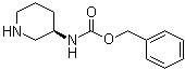 structure of CAS# 478646-32-1, Benzyl (R)-piperidin-3-ylcarbamate
