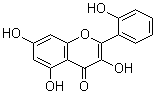 结构式 CAS# 480-15-9, 2',3,5,7-四羟基黄酮