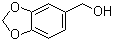 structure of CAS# 495-76-1, Piperonyl alcohol;3,4-(Methylenedioxy)phenylmethanol; 1,3-Benzodioxol-5-ylmethanol
