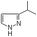 structure of CAS# 49633-25-2, 3-Isopropylpyrazole;3-(1-Methylethyl)-1H-pyrazole