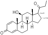 结构式 CAS# 49697-38-3, 瑞美松龙