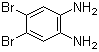 structure of CAS# 49764-63-8, 4,5-Dibromo-1,2-benzenediamine;4,5-Dibromo-1,2-phenylenediamine; 4,5-Dibromo-o-phenylenediamine