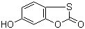 结构式 CAS# 4991-65-5, 噻克索酮; 6-羟基-1,3-苯并噁噻-2-酮
