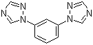 结构式 CAS# 514222-44-7, 氟康唑杂质 C; 1,1'-(1,3-亚苯基)双-1H-1,2,4-三唑