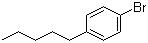 结构式 CAS# 51554-95-1, 对戊基溴苯; 对溴戊基苯